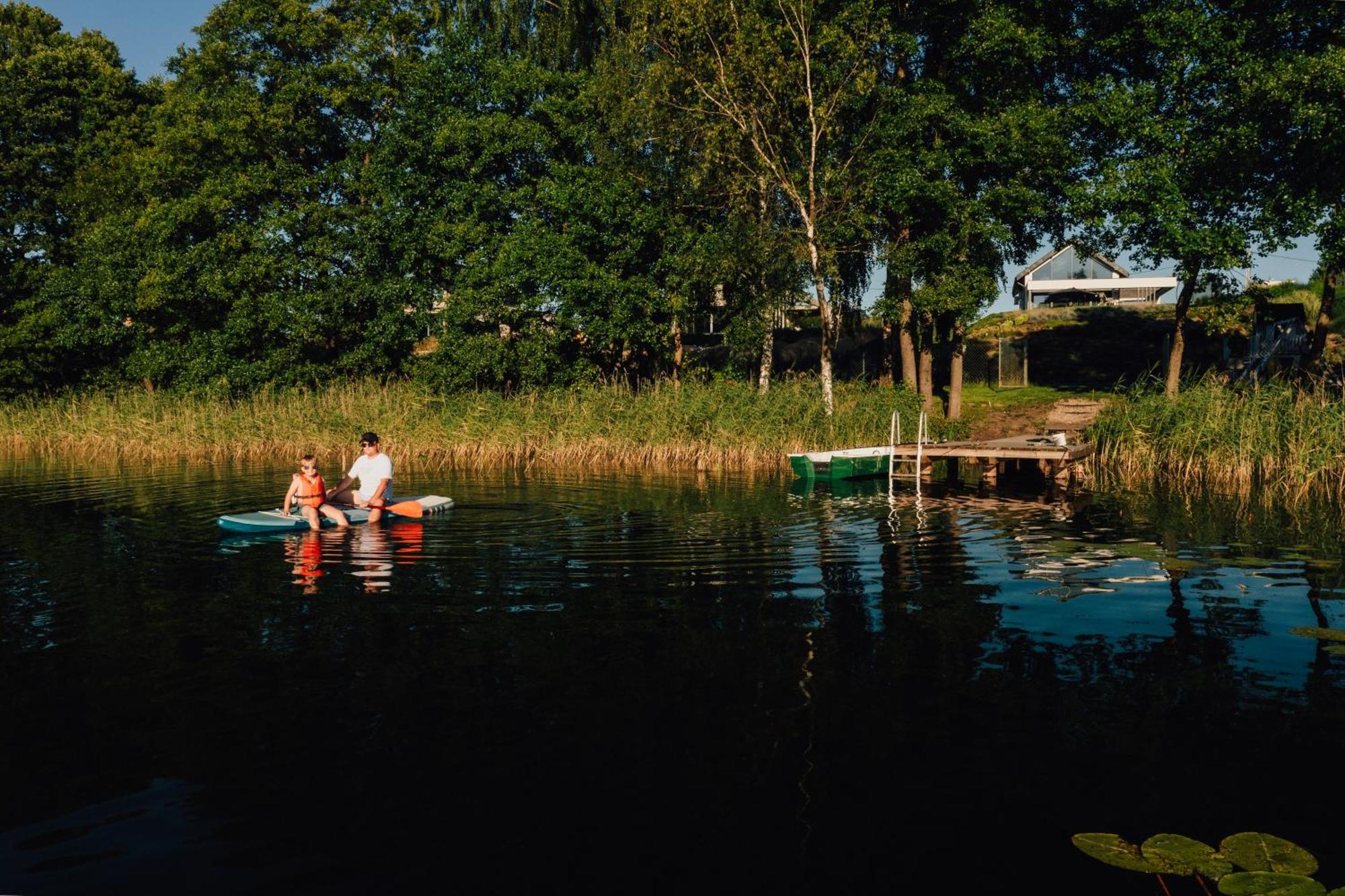 Kalwa Lake House - Dom Nad Jeziorem Z Prywatnym Pomostem I Jacuzzi Oraz Sprzetem Wodnym Passenheim Exterior foto